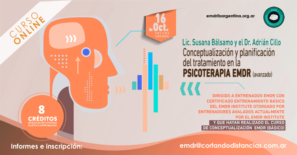 Conceptualización y planificación del tratamiento en la Psicoterapia EMDR en pacientes complejos, con trauma complejo y pacientes difíciles (Avanzado)